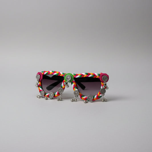 Multicolor Braided Oxidized Goggle